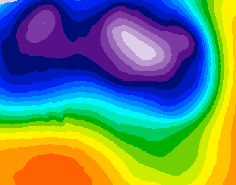GDPS 500 millibar geopotential height 168 hour forecast chart for Canada based on 2026/03/12 1200Z data