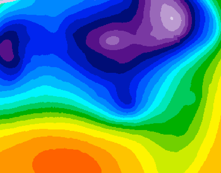 GDPS 500 millibar geopotential height 204 hour forecast chart for Canada based on 2026/03/12 1200Z data