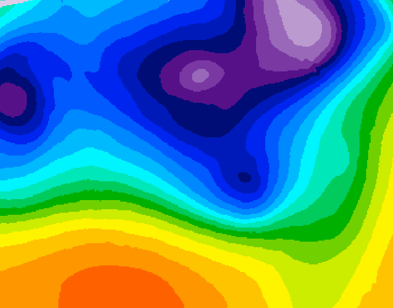 GDPS 500 millibar geopotential height 210 hour forecast chart for Canada based on 2026/03/12 1200Z data