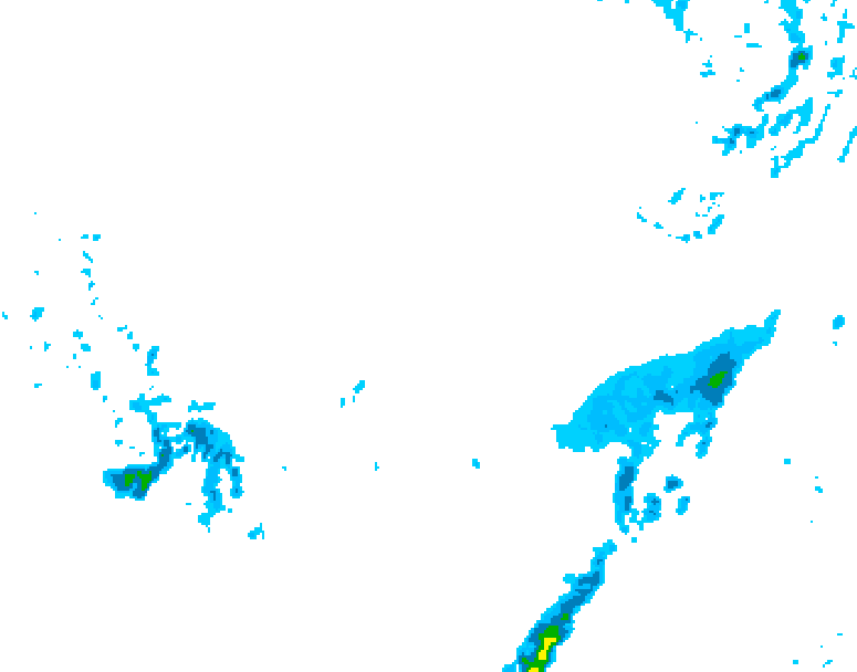 GDPS precipitation 006 hour forecast chart for Canada based on 2026/03/12 0000Z data