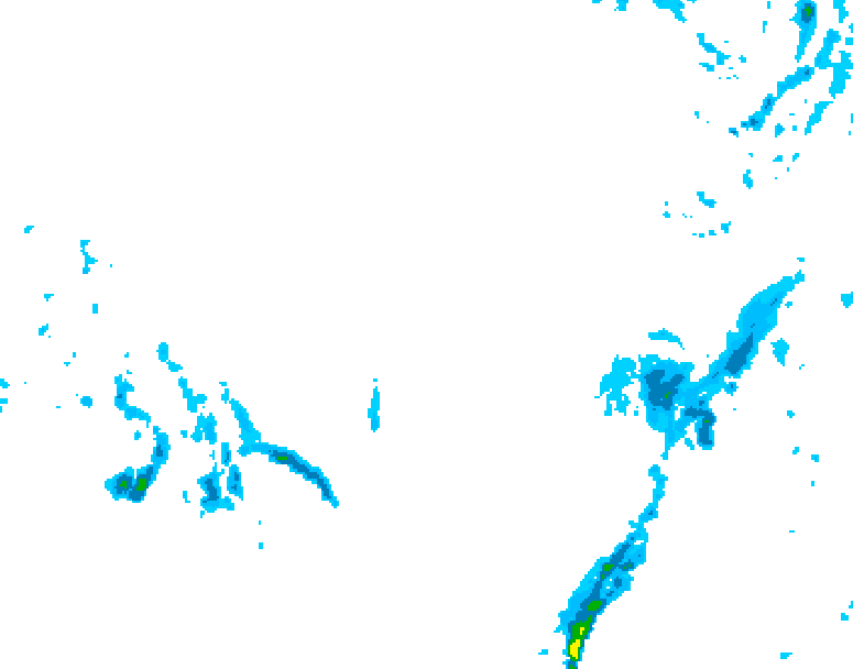 GDPS precipitation 012 hour forecast chart for Canada based on 2026/03/12 0000Z data