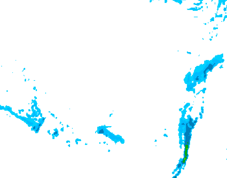 GDPS precipitation 024 hour forecast chart for Canada based on 2026/03/12 0000Z data