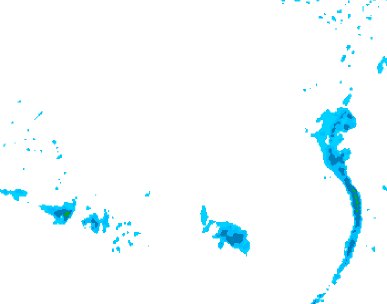 GDPS precipitation 036 hour forecast chart for Canada based on 2026/03/12 0000Z data