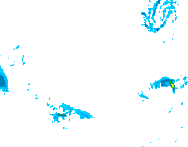 GDPS precipitation 072 hour forecast chart for Canada based on 2026/03/12 0000Z data