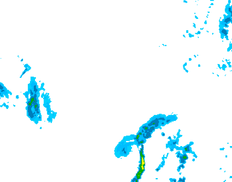 GDPS precipitation 102 hour forecast chart for Canada based on 2026/03/12 0000Z data