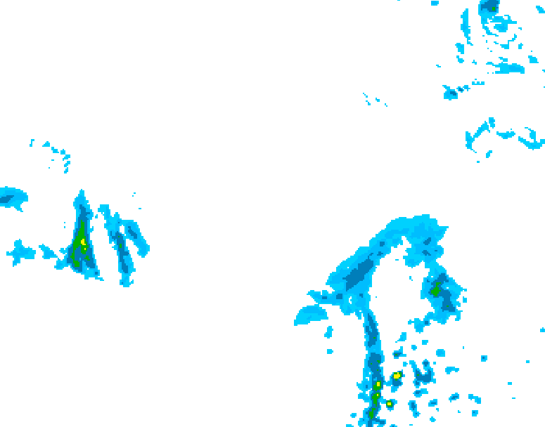 GDPS precipitation 114 hour forecast chart for Canada based on 2026/03/12 0000Z data