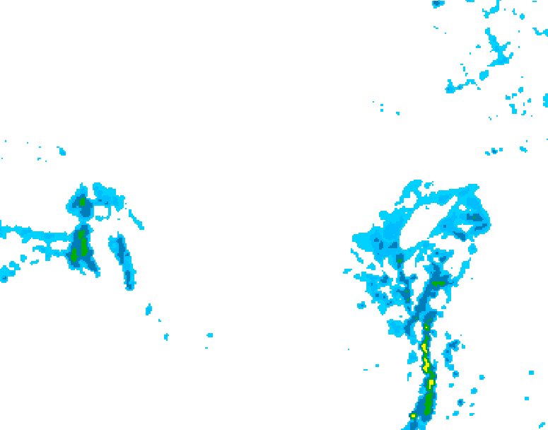 GDPS precipitation 126 hour forecast chart for Canada based on 2026/03/12 0000Z data