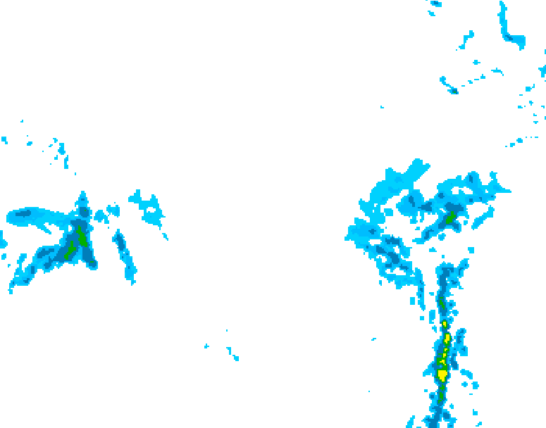 GDPS precipitation 132 hour forecast chart for Canada based on 2026/03/12 0000Z data