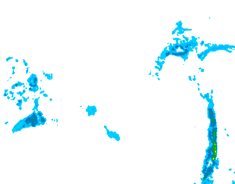 GDPS precipitation 156 hour forecast chart for Canada based on 2026/03/12 0000Z data