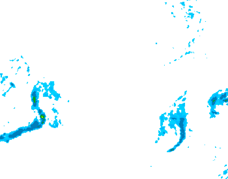 GDPS precipitation 228 hour forecast chart for Canada based on 2026/03/12 0000Z data
