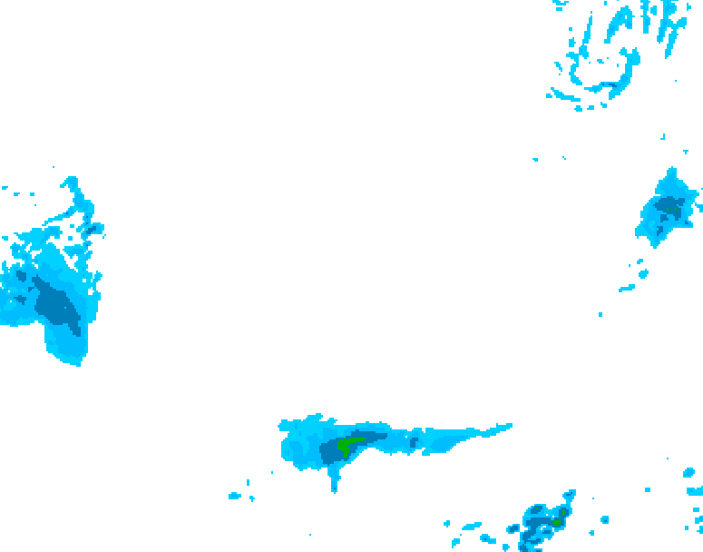 GDPS precipitation 072 hour forecast chart for Canada based on 2026/03/12 1200Z data