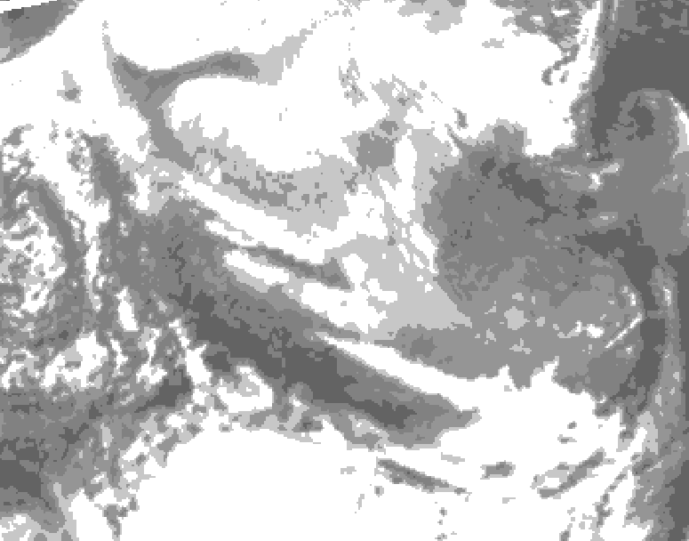 GDPS total cloud 240 hour forecast chart for Canada based on 2026/03/12 1200Z data