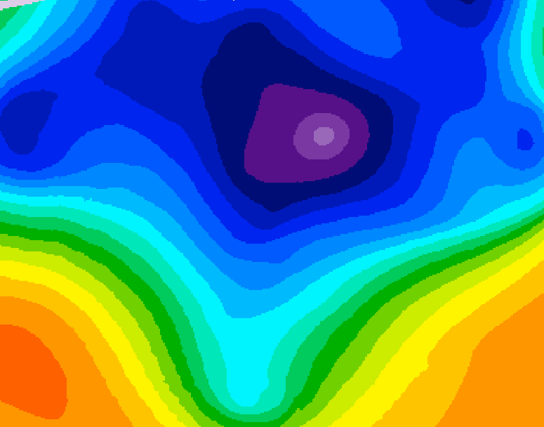 GDPS 500 millibar geopotential height 072 hour forecast chart for Canada based on 2026/03/13 0000Z data