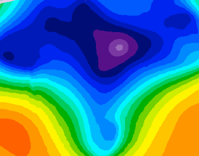 GDPS 500 millibar geopotential height 084 hour forecast chart for Canada based on 2026/03/13 0000Z data