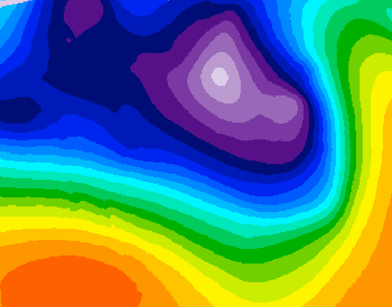 GDPS 500 millibar geopotential height 138 hour forecast chart for Canada based on 2026/03/13 0000Z data