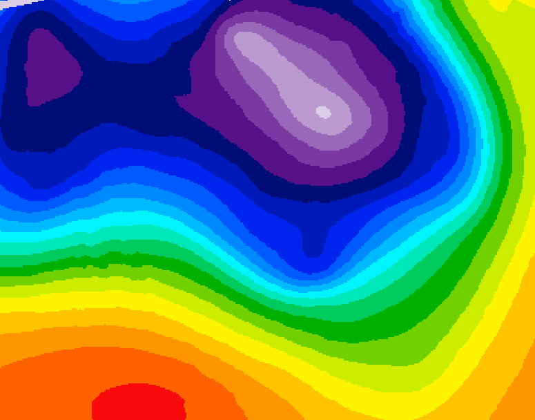 GDPS 500 millibar geopotential height 162 hour forecast chart for Canada based on 2026/03/13 0000Z data