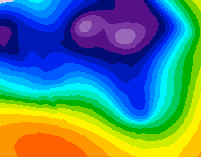 GDPS 500 millibar geopotential height 180 hour forecast chart for Canada based on 2026/03/13 0000Z data