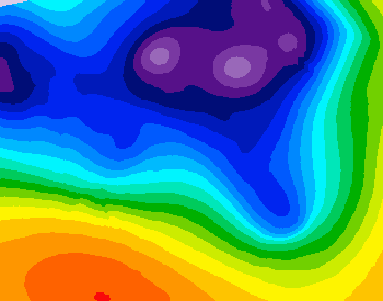 GDPS 500 millibar geopotential height 186 hour forecast chart for Canada based on 2026/03/13 0000Z data