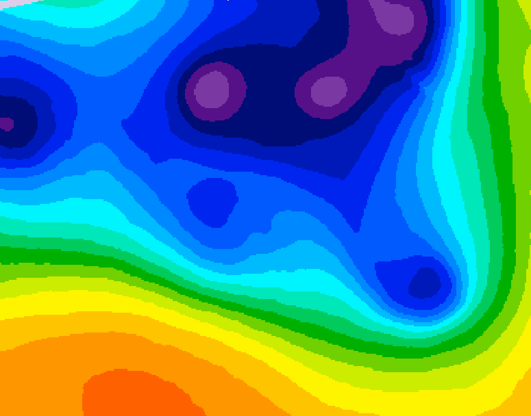 GDPS 500 millibar geopotential height 198 hour forecast chart for Canada based on 2026/03/13 0000Z data
