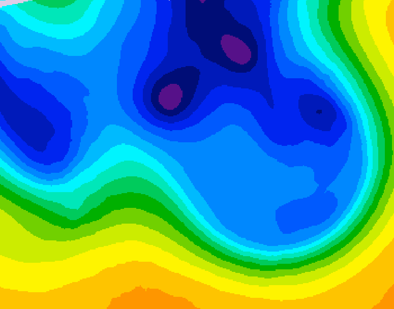 GDPS 500 millibar geopotential height 240 hour forecast chart for Canada based on 2026/03/13 0000Z data
