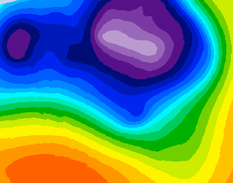 GDPS 500 millibar geopotential height 156 hour forecast chart for Canada based on 2026/03/13 1200Z data