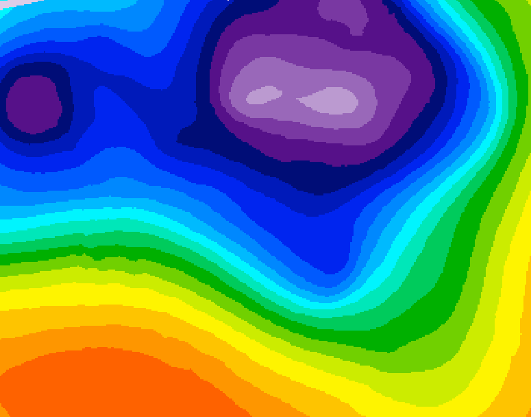 GDPS 500 millibar geopotential height 162 hour forecast chart for Canada based on 2026/03/13 1200Z data