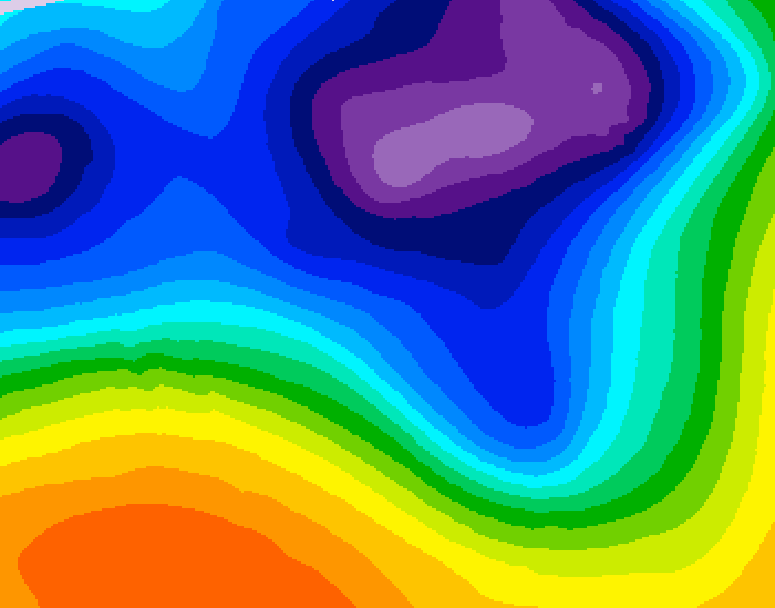 GDPS 500 millibar geopotential height 174 hour forecast chart for Canada based on 2026/03/13 1200Z data