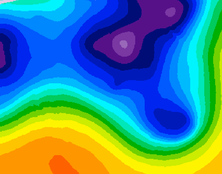 GDPS 500 millibar geopotential height 192 hour forecast chart for Canada based on 2026/03/13 1200Z data