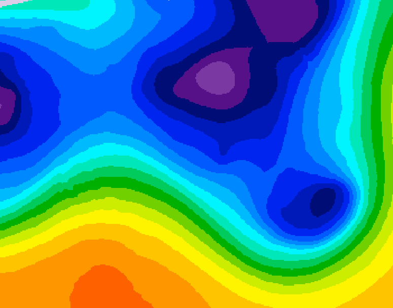 GDPS 500 millibar geopotential height 198 hour forecast chart for Canada based on 2026/03/13 1200Z data