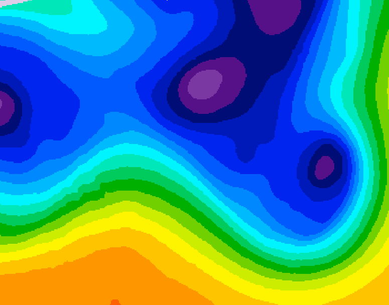 GDPS 500 millibar geopotential height 210 hour forecast chart for Canada based on 2026/03/13 1200Z data