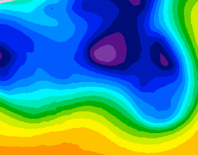 GDPS 500 millibar geopotential height 228 hour forecast chart for Canada based on 2026/03/13 1200Z data