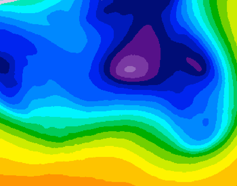 GDPS 500 millibar geopotential height 234 hour forecast chart for Canada based on 2026/03/13 1200Z data