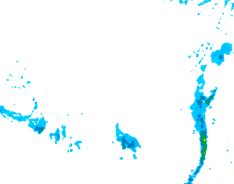 GDPS precipitation 006 hour forecast chart for Canada based on 2026/03/13 0000Z data