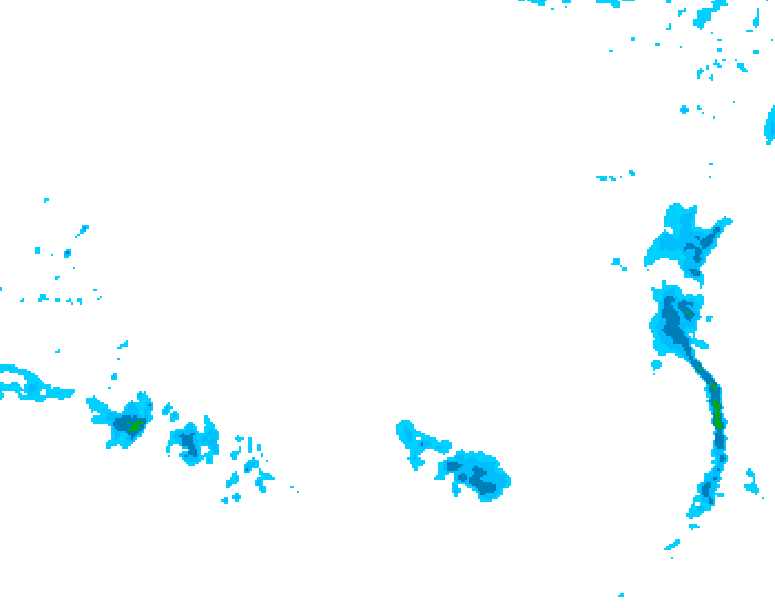 GDPS precipitation 012 hour forecast chart for Canada based on 2026/03/13 0000Z data