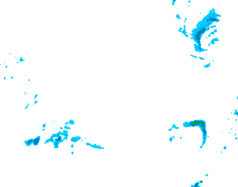 GDPS precipitation 036 hour forecast chart for Canada based on 2026/03/13 0000Z data