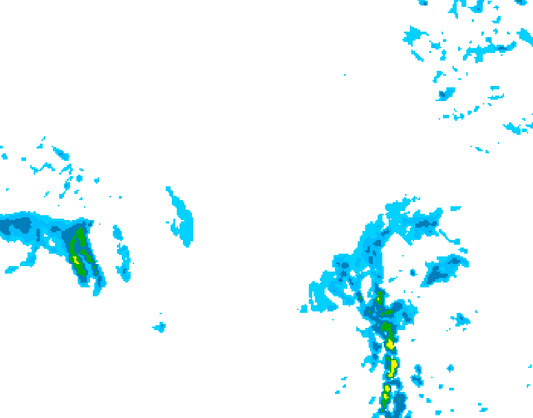 GDPS precipitation 096 hour forecast chart for Canada based on 2026/03/13 0000Z data