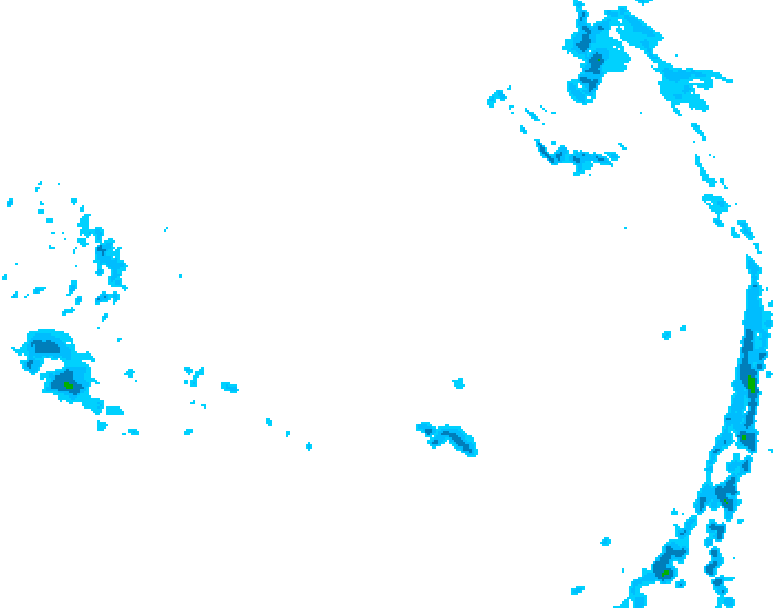 GDPS precipitation 150 hour forecast chart for Canada based on 2026/03/13 0000Z data