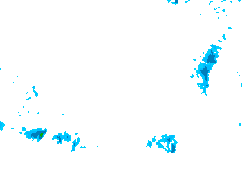 GDPS precipitation 012 hour forecast chart for Canada based on 2026/03/13 1200Z data