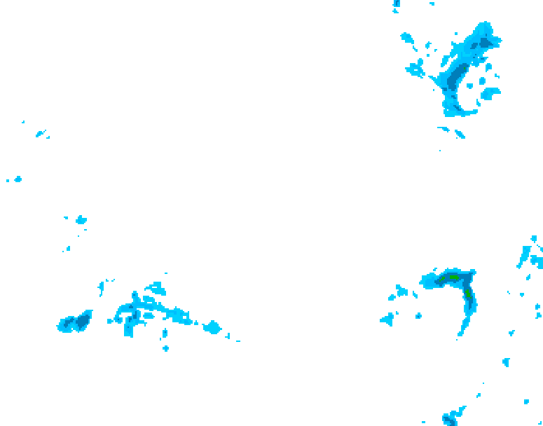 GDPS precipitation 024 hour forecast chart for Canada based on 2026/03/13 1200Z data