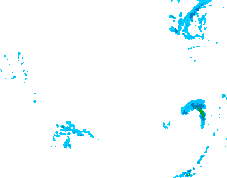 GDPS precipitation 030 hour forecast chart for Canada based on 2026/03/13 1200Z data