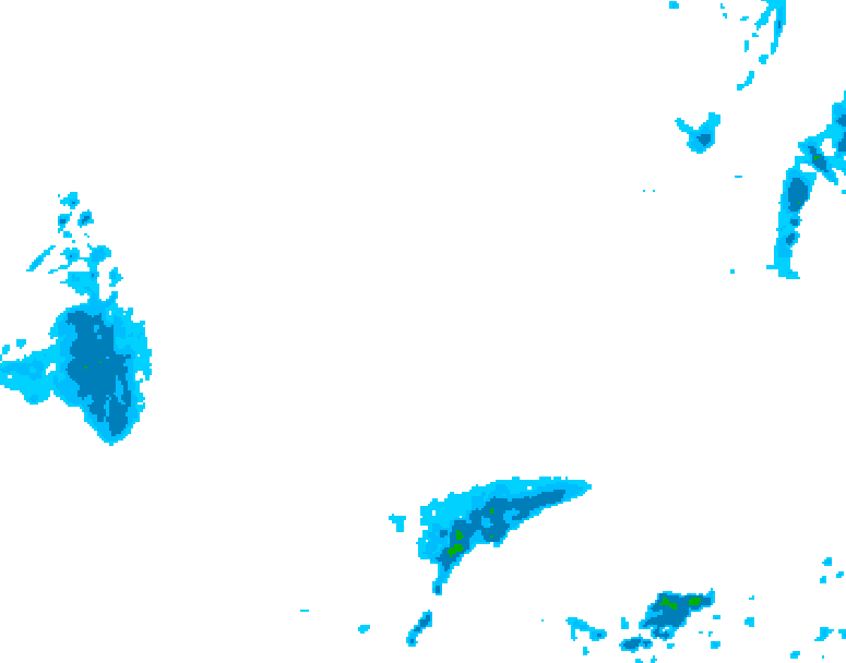 GDPS precipitation 054 hour forecast chart for Canada based on 2026/03/13 1200Z data