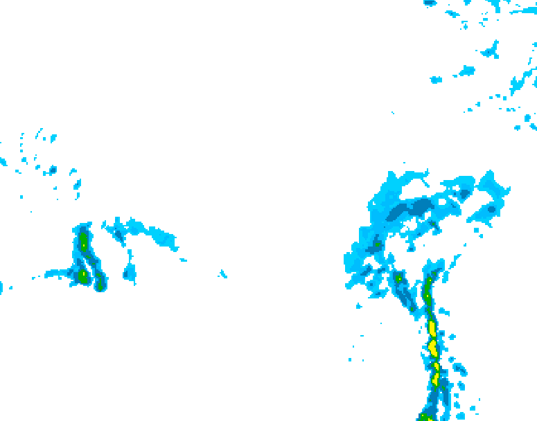 GDPS precipitation 096 hour forecast chart for Canada based on 2026/03/13 1200Z data