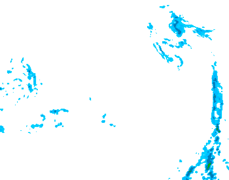 GDPS precipitation 132 hour forecast chart for Canada based on 2026/03/13 1200Z data
