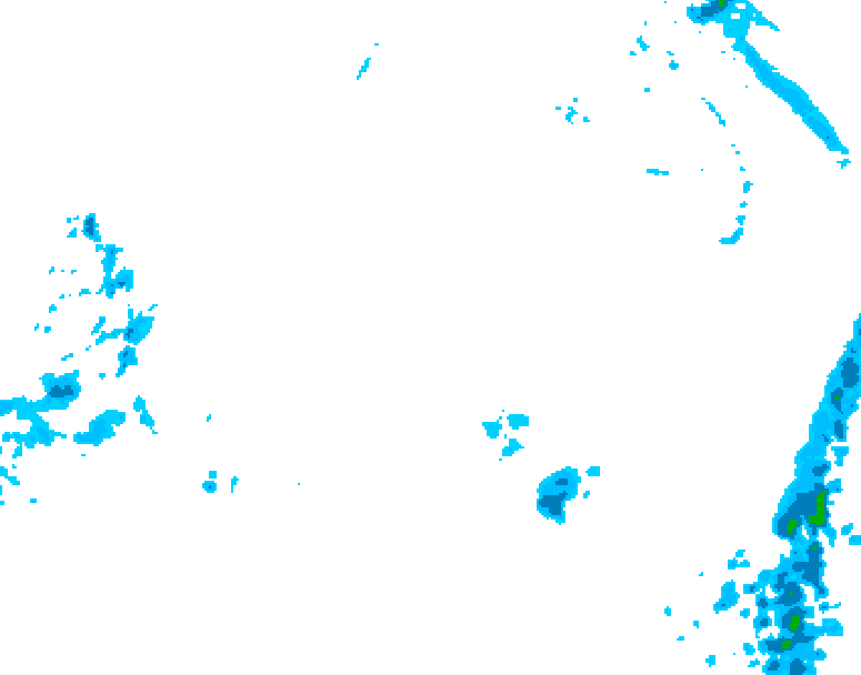 GDPS precipitation 150 hour forecast chart for Canada based on 2026/03/13 1200Z data