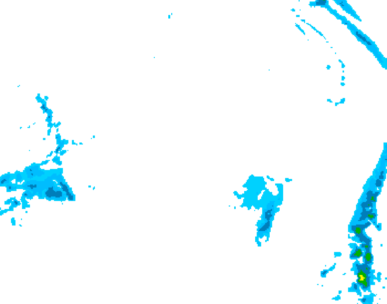 GDPS precipitation 156 hour forecast chart for Canada based on 2026/03/13 1200Z data