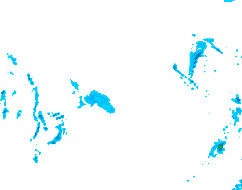 GDPS precipitation 222 hour forecast chart for Canada based on 2026/03/13 1200Z data