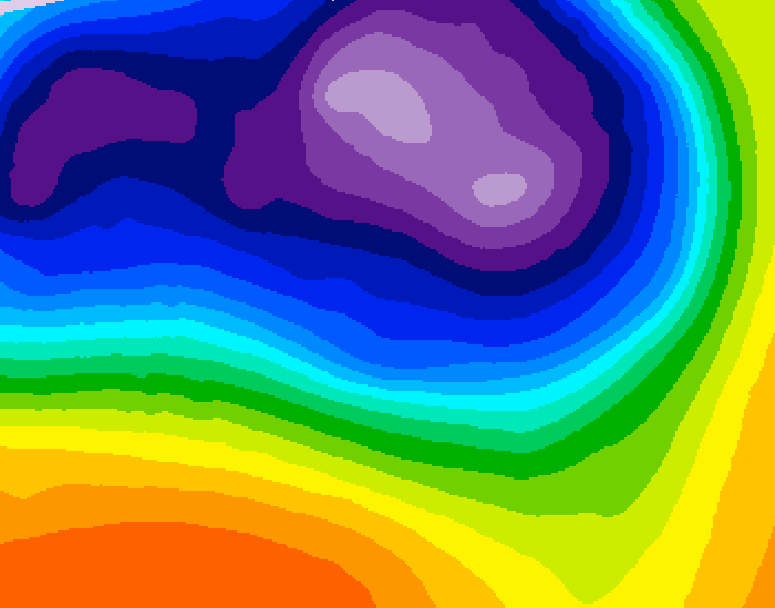 GDPS 500 millibar geopotential height 138 hour forecast chart for Canada based on 2026/03/14 0000Z data