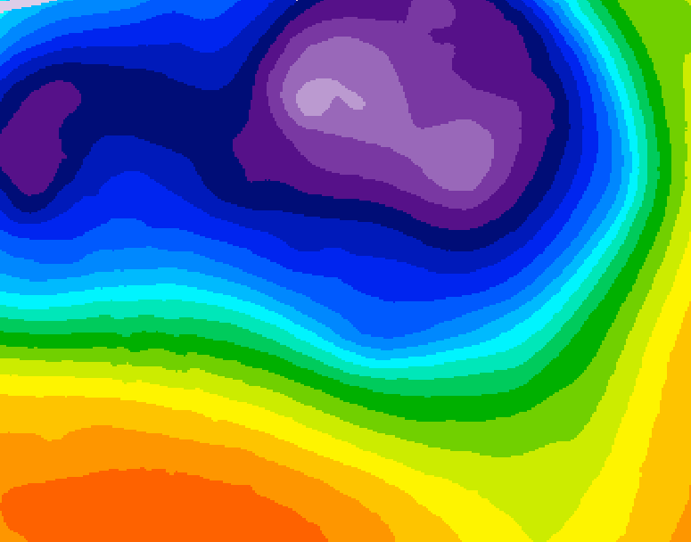 GDPS 500 millibar geopotential height 144 hour forecast chart for Canada based on 2026/03/14 0000Z data