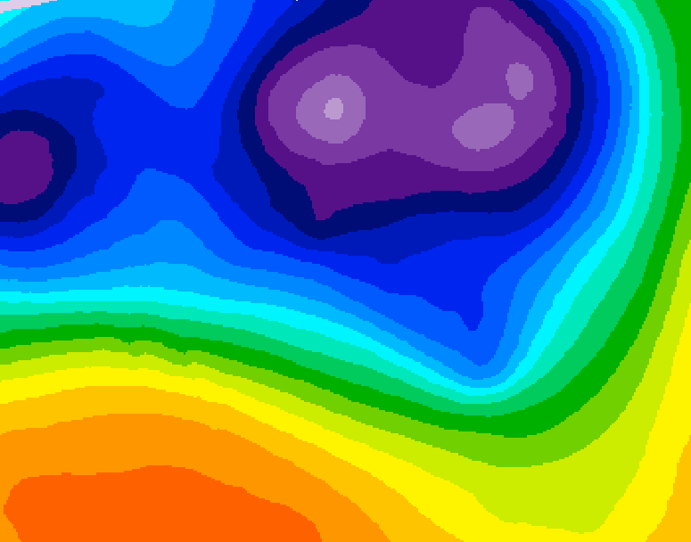 GDPS 500 millibar geopotential height 162 hour forecast chart for Canada based on 2026/03/14 0000Z data