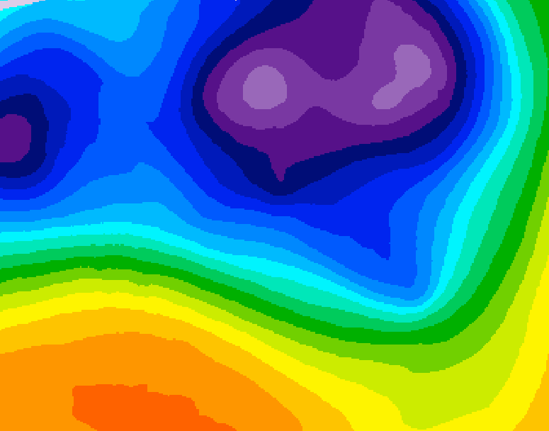 GDPS 500 millibar geopotential height 168 hour forecast chart for Canada based on 2026/03/14 0000Z data